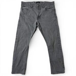 Polo Ralph Lauren Prospect Straight Jeans Mens Actual Size 36x29 Gray Stretch